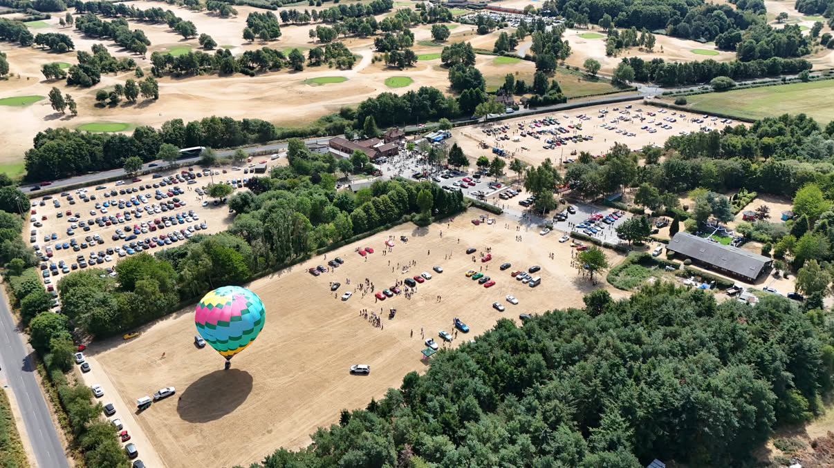 Aerial view of the Vantom Village estate