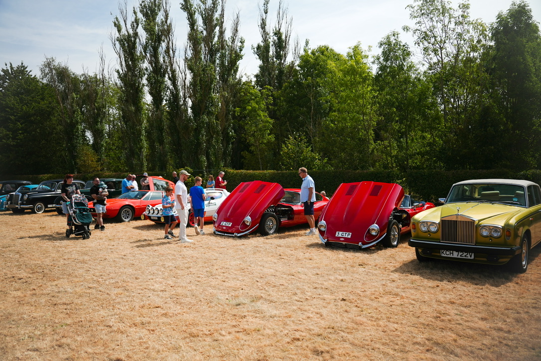 Classic cars on display